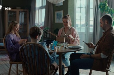 реклама, Telia, семья, Рождество, детокс