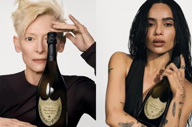Тильда Суинтон Dom Pérignon, Игги Поп реклама шампанского, рекламная кампания Dom Pérignon, винтажное шампанское 2015, искусство и бренды