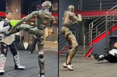 Китай, робот, видео, технология, безопасность