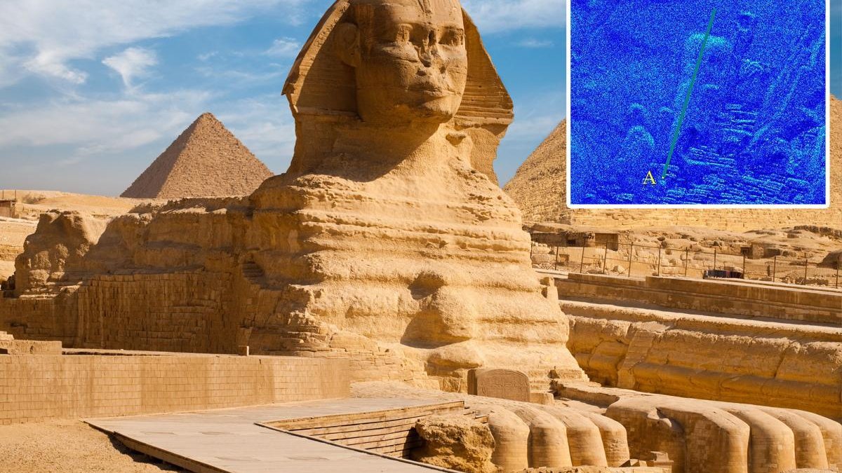 Египет, Сфинкс, археология, находка, исследование