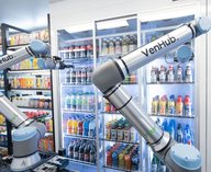 роботизированный магазин, автоматизация торговли, ИИ в ритейле, VenHub Лос-Анджелес, технологии будущего