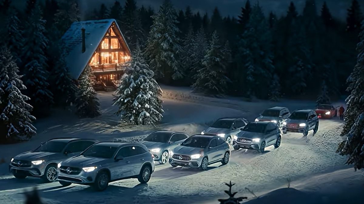 Mercedes, реклама, Рождество, кампания, бренд