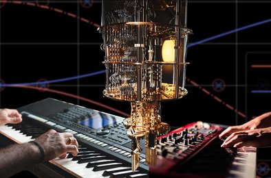 квантоваяфизика, джаз, интерактив, образование, запутанность