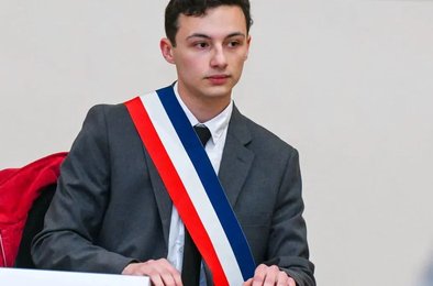 Франция, студент, мэр, выборы, политика