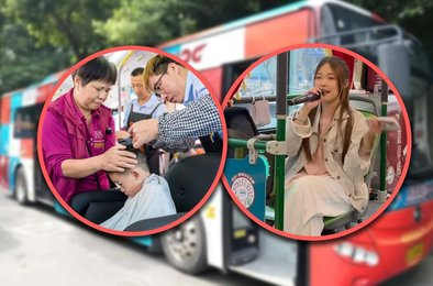 автобусы, Китай, караоке, развлечения, транспорт
