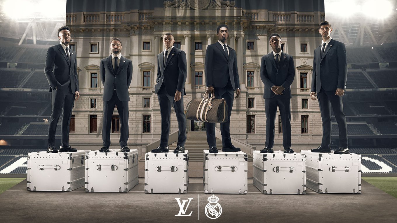 Louis Vuitton, Реал Мадрид, коллекция одежды, спортивная мода, эксклюзивный дизайн