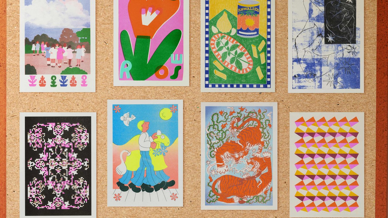 ризограф, печать, художники, дизайн, искусство