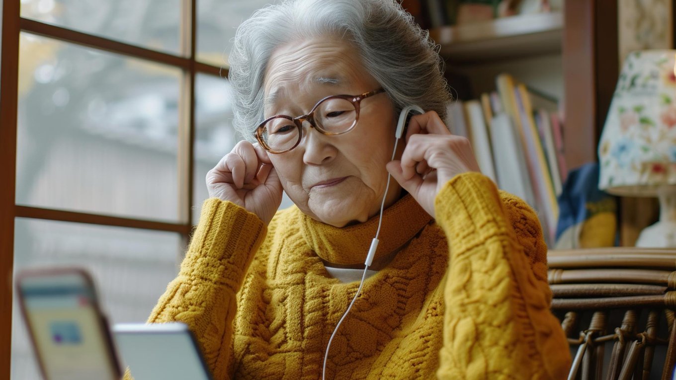 Япония, радио, память, пожилые, ИИ