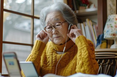 Япония, радио, память, пожилые, ИИ