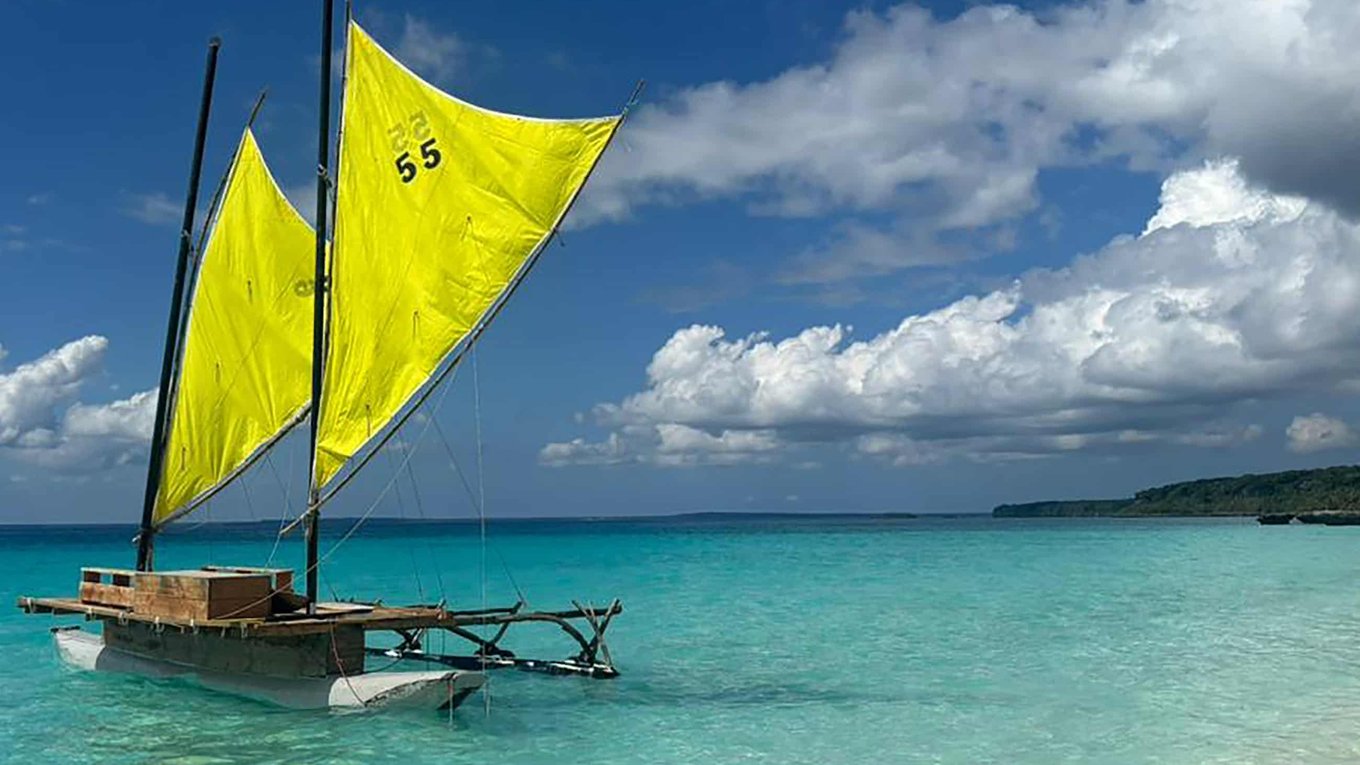 Каледония, каноэ, искусство, море, традиции