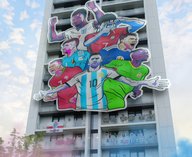 футбол, чемпионат, болельщики, реклама, символика