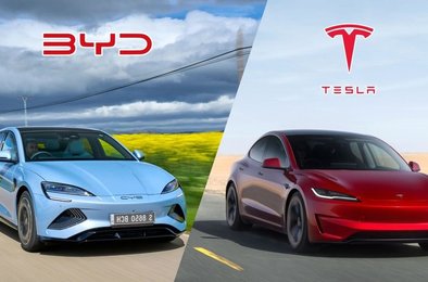 BYD, Tesla, электромобили, продажи, автопром