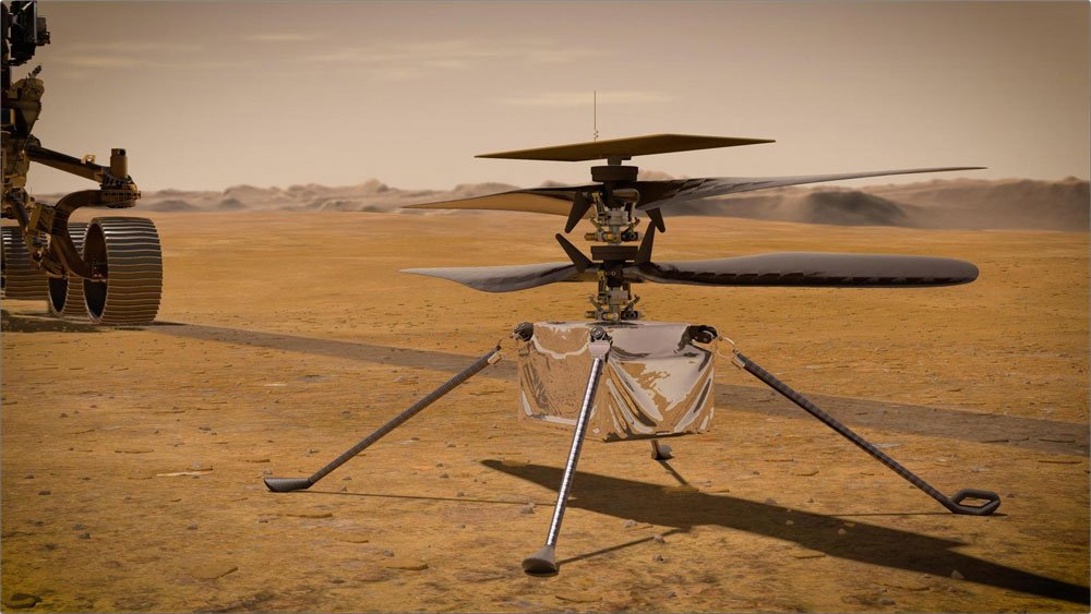 NASA, Марс, вертолет, испытания, космос