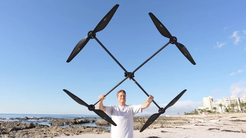 дрон, рекорд, полет, батарея, инженер