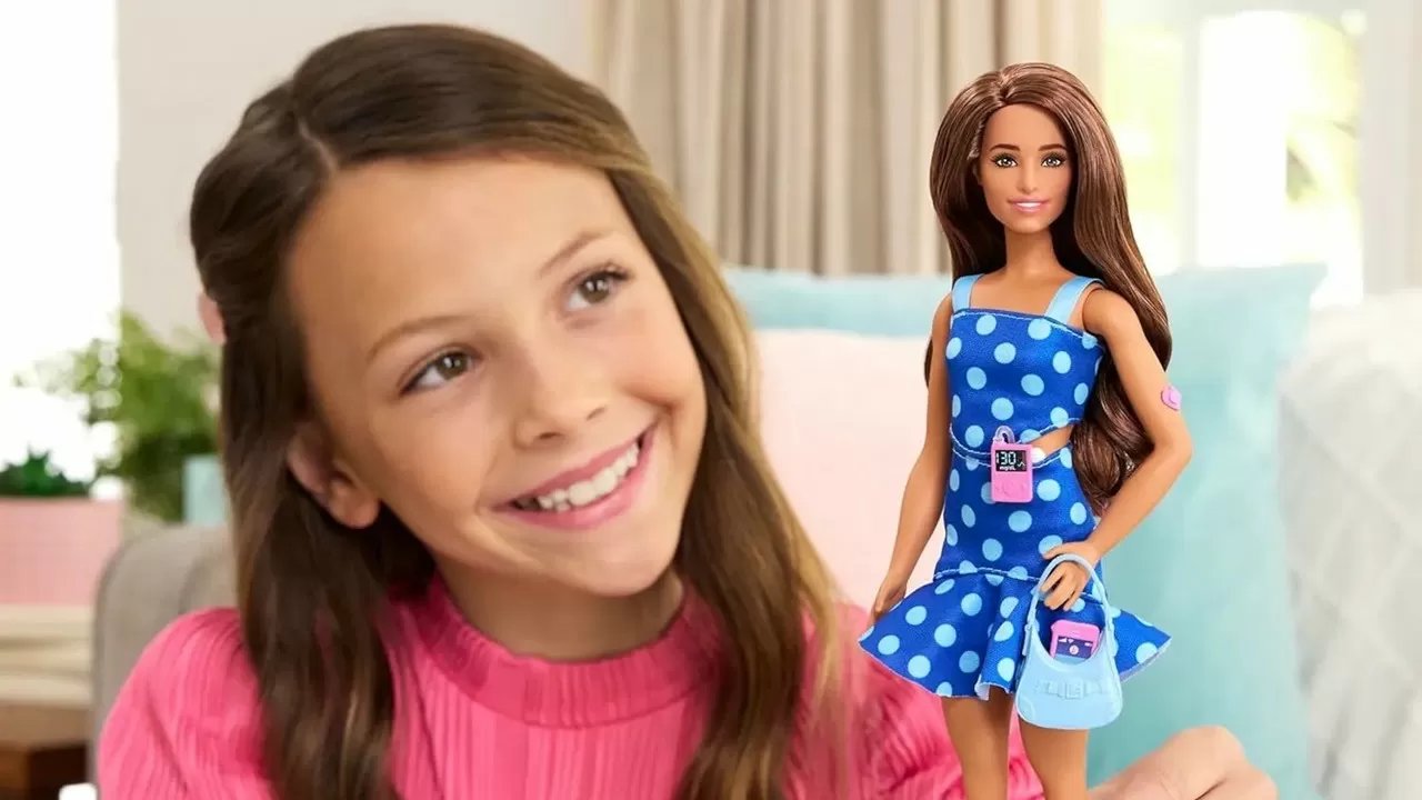 Barbie с диабетом, кукла с диабетом 1 типа, Mattel инклюзивные куклы, куклы для детей с особенностями здоровья, инклюзивные игрушки Mattel