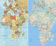 карта, Африка, Меркатор, география, влияние