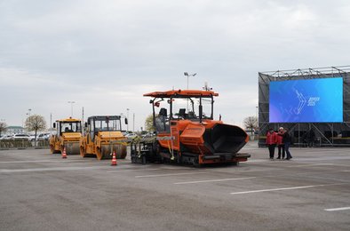 Беспилотная, техника, асфальт, Россия, дорожное