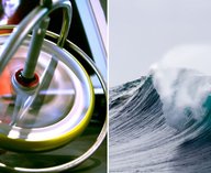 гироскоп, волны, энергетика, генератор, маховик