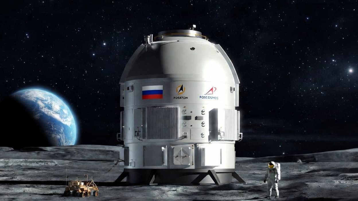 Луна, энергия, Роскосмос, реактор, космос