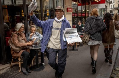 париж, газетчик, франция, награда, культура