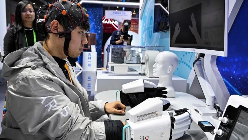 китай, технология, мозг, интерфейс, нейрон