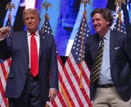 Карлсон, Трамп, политика, подкаст, конфликт