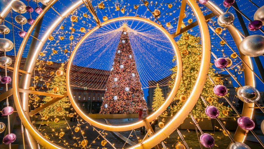 Москва, Краснодар, Новыйгод, украшение, города