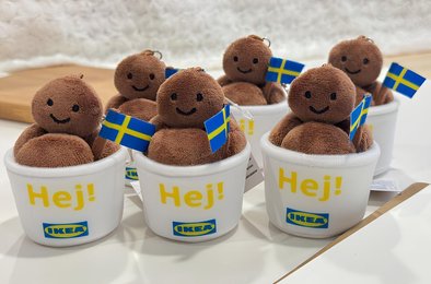 IKEA, фрикадельки, брелок, Сингапур, сувенир