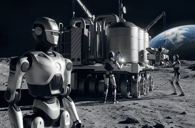 андроид, робот, космос, Китай, астронавт