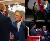 Трамп в китайской опере, сатирическая опера Гонконг, кантонская опера Трамп, Трамп и Китай, китайско-американские отношения