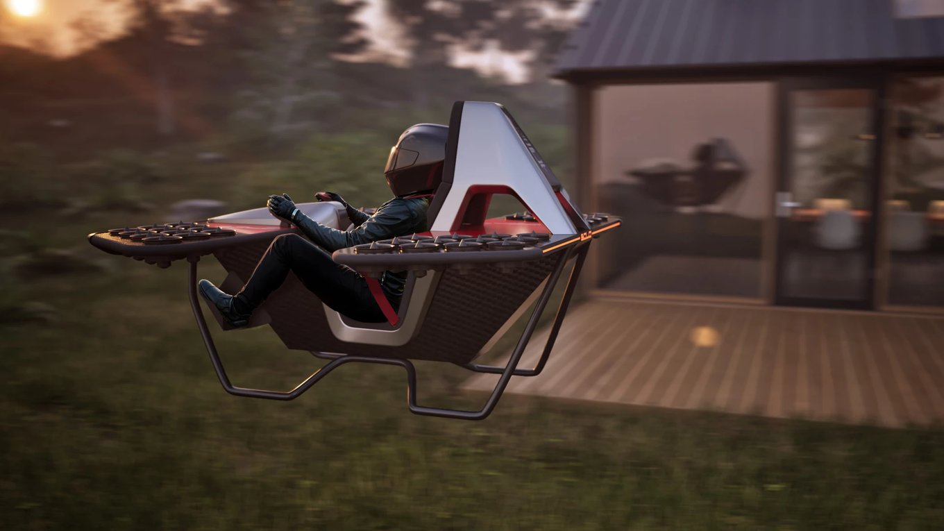 мотоцикл, предзаказ, летающий, транспорт, электроаппарат