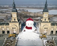 Харбин, снеговик, зима, туризм, Китай