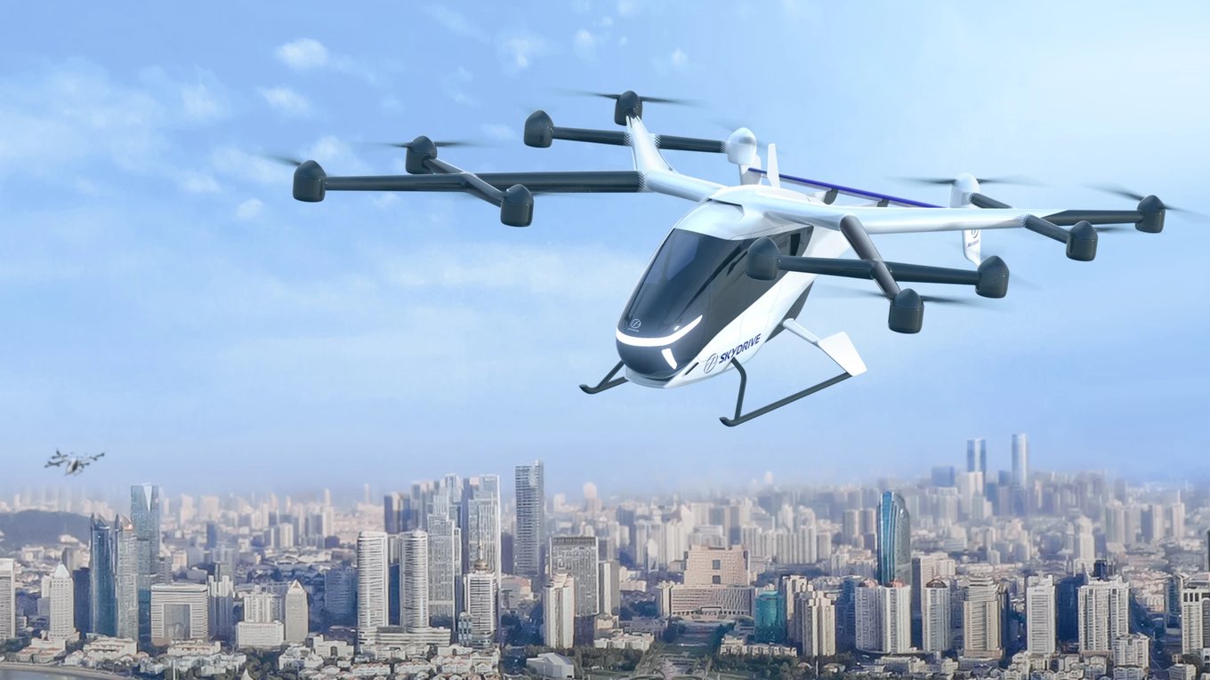 Япония, автомобиль, полет, технология, SkyDrive