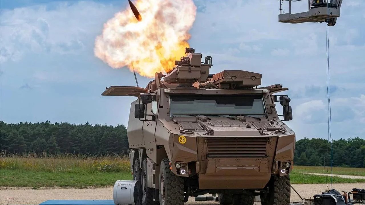 Griffon MEPAC, цифровой миномет Франция, самоходный миномет, система SCORPION, вооружение Thales