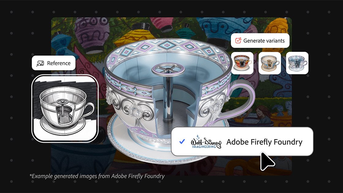 Disney, искусственный интеллект, тематические парки, Adobe Firefly, дизайн