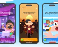 Duolingo, реклама, платформа, приложение, персонажи.