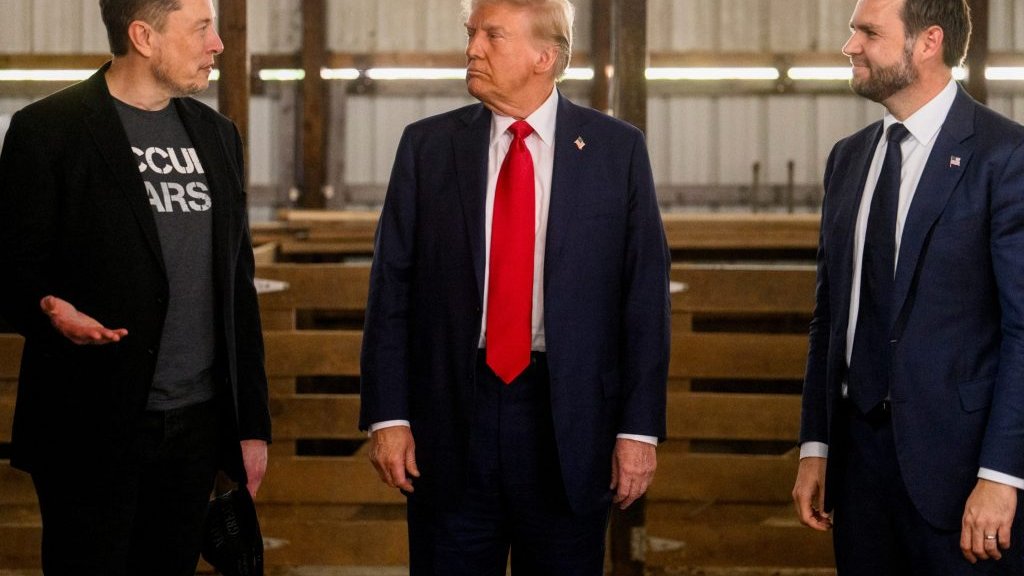 Вэнс, Трамп, Маск, конфликт, политика