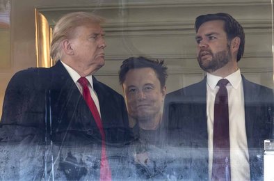 Маск, Трамп, Ванс, США, политика