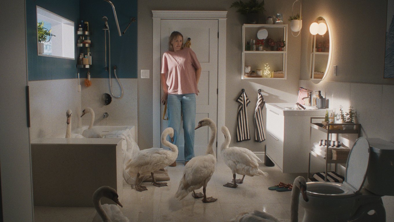 ИКЕА , реклама, гуси