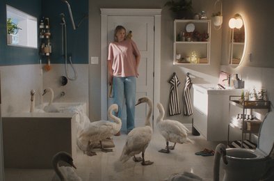 ИКЕА , реклама, гуси