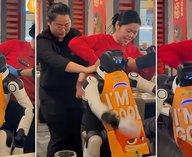 робот, ресторан, Калифорния, инцидент, технологии