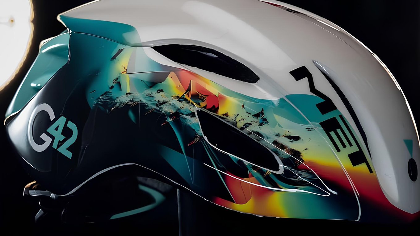 шлем с ИИ для велогонки, Le Tour de France 2025, ИИ-дизайн шлема, MET Helmets и G42, инновации в велоспорте