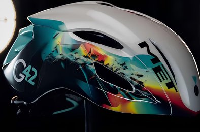 шлем с ИИ для велогонки, Le Tour de France 2025, ИИ-дизайн шлема, MET Helmets и G42, инновации в велоспорте