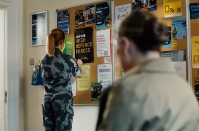 реклама, армия, Ирландия, тишина, телевидение