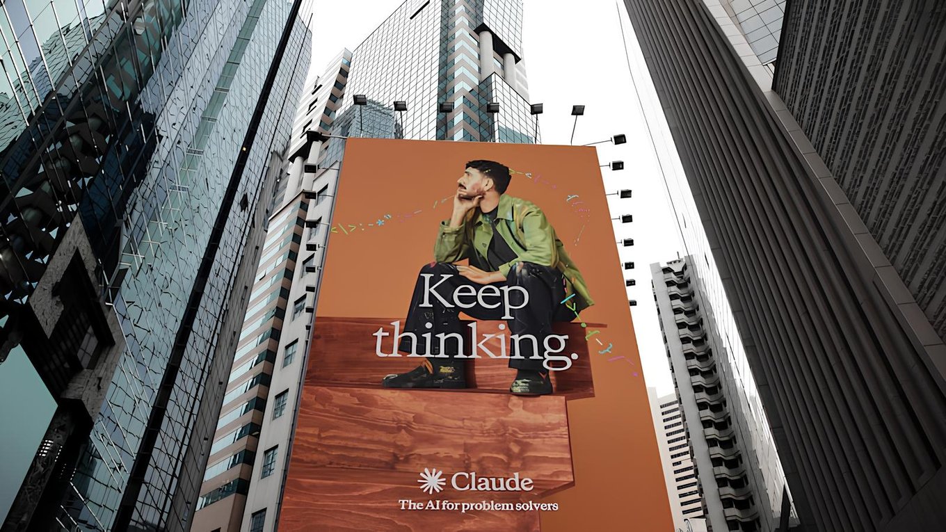 Anthropic, Claude, реклама, ИИ, KeepThinking