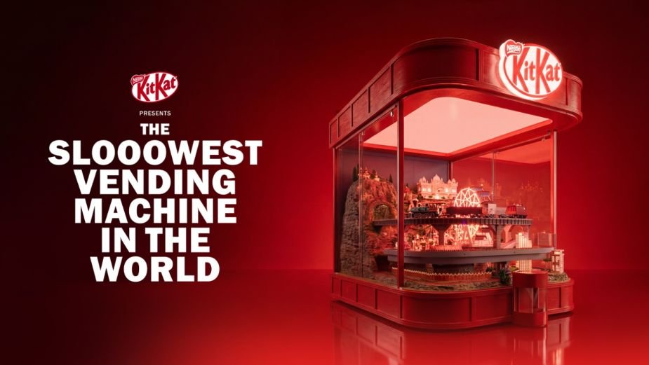 Индия, реклама, автомат, шоколад, KitKat