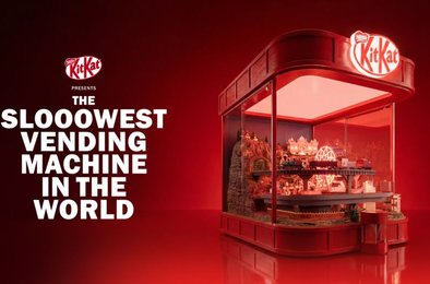 Индия, реклама, автомат, шоколад, KitKat