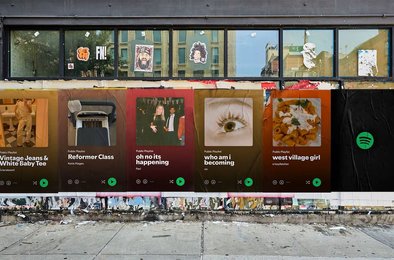 Spotify, плейлисты, реклама, Нью-Йорк, музыка