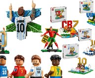 LEGO, футбол, Роналду, Месси, коллекция
