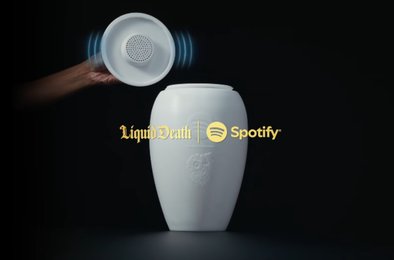 музыка, урна, Spotify, плейлист, технология